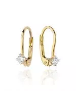 Náušnice Bonore - Zlato 585 - Diamant 0,07 ct