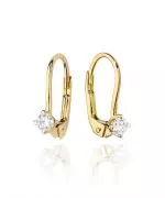 Náušnice Bonore - Zlato 585 - Diamant 0,1 ct