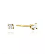Náušnice Bonore - Zlato 585 - Diamant 0,01 ct