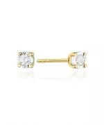 Náušnice Bonore - Zlato 585 - Diamant 0,08 ct