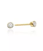 Náušnice Bonore - Zlato 585 - Diamant 0,1 ct