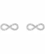 Náušnice Daniel Wellington Mirelle Infinity Silver
