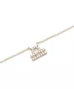 Náhrdelník Daniel Wellington Crystal Zodiac Chain Gold Libra
