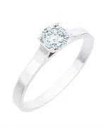Prsteň Bonore - Biele Zlato 585 - Diamant 0,7 ct