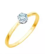 Prsteň Bonore - Zlato 585 - Diamant 0,4 ct
