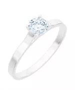 Prsteň Bonore - Biele Zlato 585 - Diamant 0,7 ct