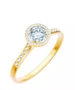 Prsteň Bonore - Zlato 585 - Diamant 0,7 ct