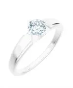 Prsteň Bonore - Biele Zlato 585 - Diamant 0,7 ct