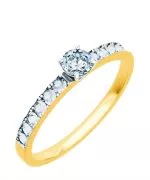 Prsteň Bonore - Zlato 585 - Diamant 0,5 ct