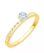 Prsteň Bonore - Zlato 585 - Diamant 0,4 ct