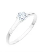 Prsteň Bonore - Biele Zlato 585 - Diamant 0,5 ct