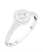 Prsteň Bonore - Biele Zlato 585 - Diamant 0,4 ct
