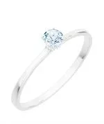 Prsteň Bonore - Biele Zlato 585 - Diamant 0,4 ct