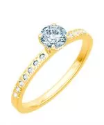 Prsteň Bonore - Zlato 585 - Diamant 0,7 ct