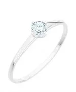 Prsteň Bonore - Biele Zlato 585 - Diamant 0,4 ct