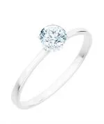 Prsteň Bonore - Biele Zlato 585 - Diamant 0,7 ct