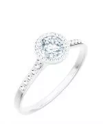 Prsteň Bonore - Biele Zlato 585 - Diamant 0,7 ct - Biele Zlato 585 - Diamant 0,7 ct