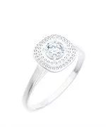 Prsteň Bonore - Biele Zlato 585 - Diamant 0,5 ct