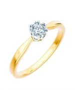 Prsteň Bonore - Zlato 585 - Diamant 0,4 ct