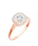 Prsteň Bonore - Ružové Zlato 585 - Diamant 0,5 ct