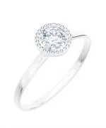 Prsteň Bonore - Biele Zlato 585 - Diamant 0,7 ct