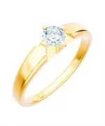 Prsteň Bonore - Zlato 585 - Diamant 0,4 ct
