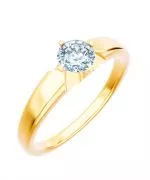 Prsteň Bonore - Zlato 585 - Diamant 1 ct