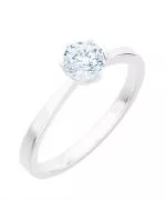 Prsteň Bonore - Biele Zlato 585 - Diamant 0,7 ct