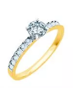 Prsteň Bonore - Zlato 585 - Diamant 0,7 ct