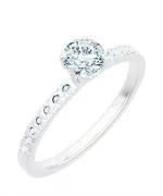 Prsteň Bonore - Biele Zlato 585 - Diamant 0,7 ct