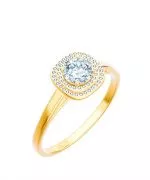 Prsteň Bonore - Zlato 585 - Diamant 1 ct