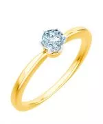 Prsteň Bonore - Zlato 585 - Diamant 0,4 ct