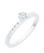 Prsteň Bonore - Biele Zlato 585 - Diamant 0,5 ct