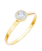 Prsteň Bonore - Zlato 585 - Diamant 0,4 ct