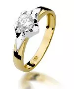 Prsteň Bonore - Zlato 585 - Diamant 0,5 ct