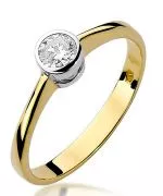 Prsteň Bonore - Zlato 585 - Diamant 0,3 ct