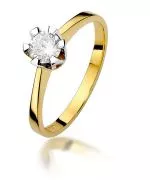 Prsteň Bonore - Zlato 585 - Diamant 0,5 ct
