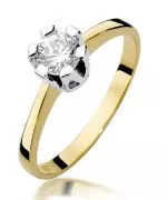 Prsteň Bonore - Zlato 585 - Diamant 0,7 ct