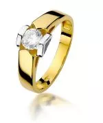Prsteň Bonore - Zlato 585 - Diamant 0,5 ct
