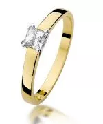Prsteň Bonore - Zlato 585 - Diamant 0,3 ct