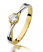 Prsteň Bonore - Zlato 585 - Diamant 0,23 ct