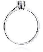 Prsteň Bonore - Biele Zlato 585 - Diamant 0,23 ct