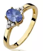 Prsteň Bonore - Zlato 585 - Tanzanit 0,7 ct