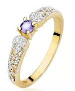 Prsteň Bonore - Zlato 585 - Tanzanit 0,1 ct