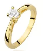 Prsteň Bonore - Zlato 585 - Diamant 0,08 ct