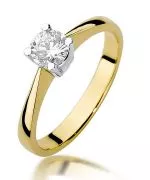 Prsteň Bonore - Zlato 585 - Diamant 0,5 ct