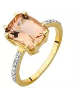 Prsteň Bonore - Zlato 585 - Morganit 2,8 ct