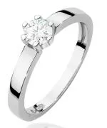 Prsteň Bonore - Biele Zlato 585 - Diamant 0,25 ct