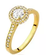 Prsteň Bonore - Zlato 585 - Diamant 0,5 ct