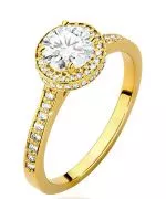 Prsteň Bonore - Zlato 585 - Diamant 0,7 ct